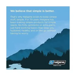 Nalgene Botella de agua de boca ancha de HDPE_6
