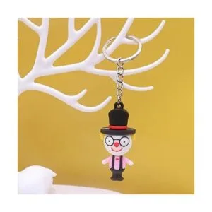 NUOBESTY Llaveros con forma de payaso llaveros hechos a_6