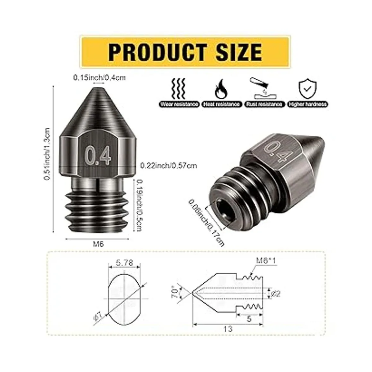 Kit de limpieza de boquillas de impresora 3D de 37 piezas_2