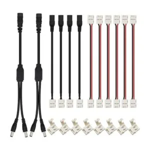 HitLights El kit de conector LED de 2 pines de 0.315 in_1