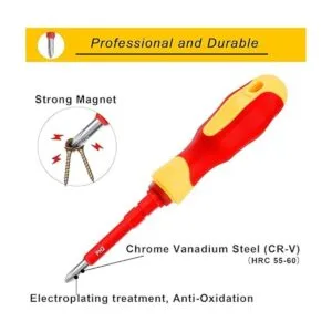 Juego de destornilladores eléctricos aislados de 1000 V_4