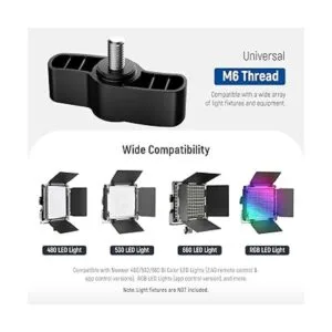 NEEWER Paquete de 4 perillas de tornillo adaptador de_4