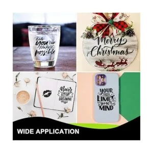 UCEC Vinilo extraíble negro para Cricut Maker 3 Cricut_6