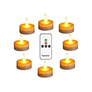 Topstone Velas LED con control remoto y temporizador_1