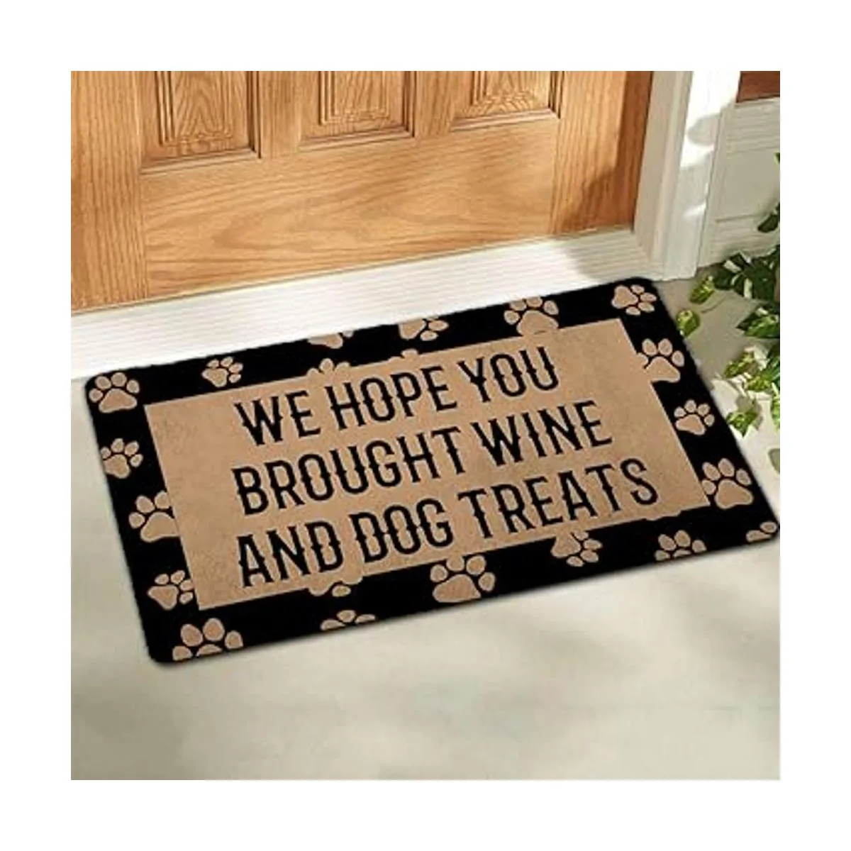 GXFC Tapete de bienvenida con parte trasera de goma We_2