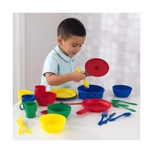 Juego de 27 piezas de utensilios de cocina para niños de_2