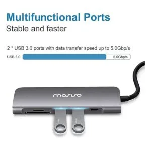 MOSISO Hub USBC adaptador multipuerto tipo C 6 en 1 a 65_4