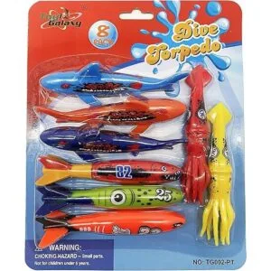 Juego de juguetes de buceo en piscina para niños_5