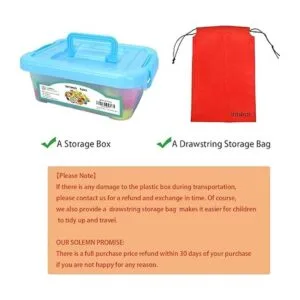 Intsinzi 46 cuentas Montessori de madera con cordones para_6