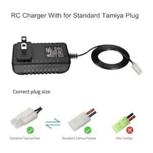 melasta Cargador de batería RC de 7.2 V 8.4 V 9.6 V_2