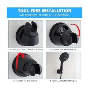 Soporte de cabezal de ducha con ventosa soporte de ducha_4