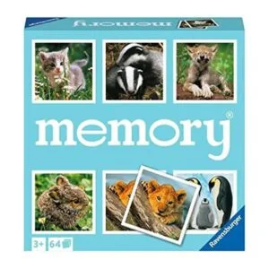 Ravensburger Animal Babies Juego de memoria para niños de_1