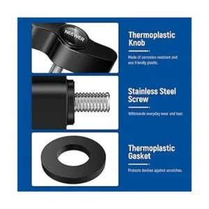 NEEWER Paquete de 4 perillas de tornillo adaptador de_3