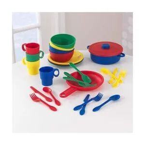 Juego de 27 piezas de utensilios de cocina para niños de_3