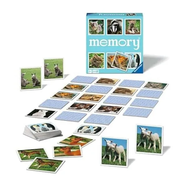 Ravensburger Animal Babies Juego de memoria para niños de_3