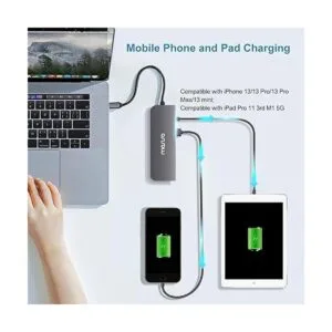 MOSISO Hub USBC adaptador multipuerto tipo C 6 en 1 a 65_3