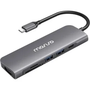 MOSISO Hub USBC adaptador multipuerto tipo C 6 en 1 a 65_1
