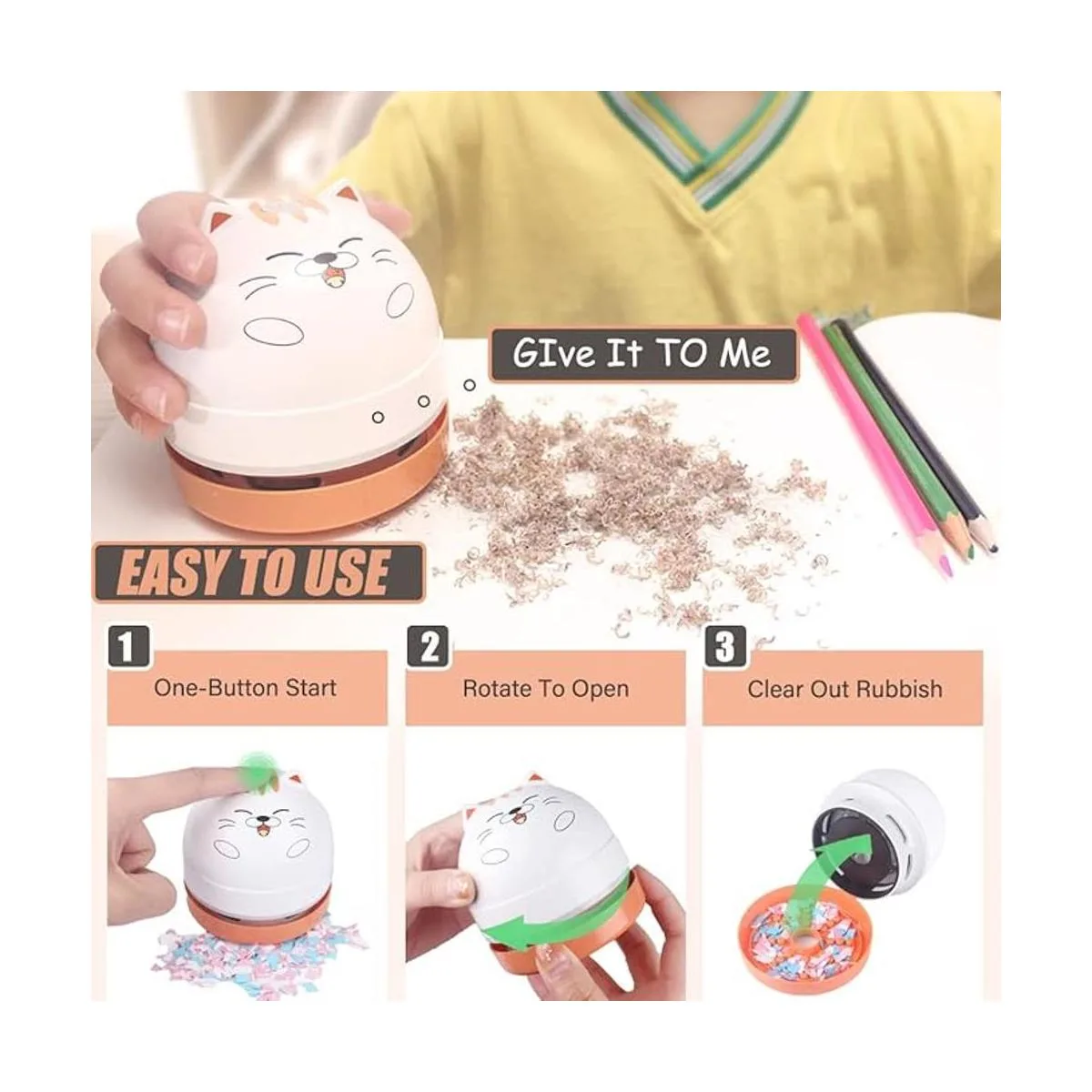 Mini aspiradora de escritorio aspiradora USB portátil_4