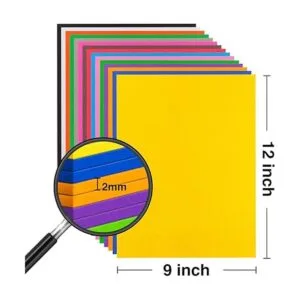 MEARCOOH Hojas de espuma de 9 x 12 pulgadas paquete de_2