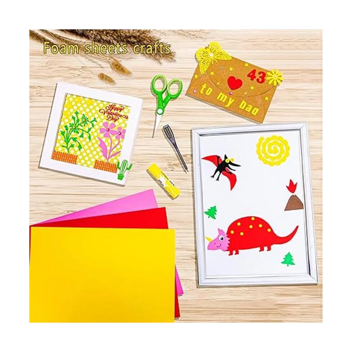 MEARCOOH Hojas de espuma de 9 x 12 pulgadas paquete de_4