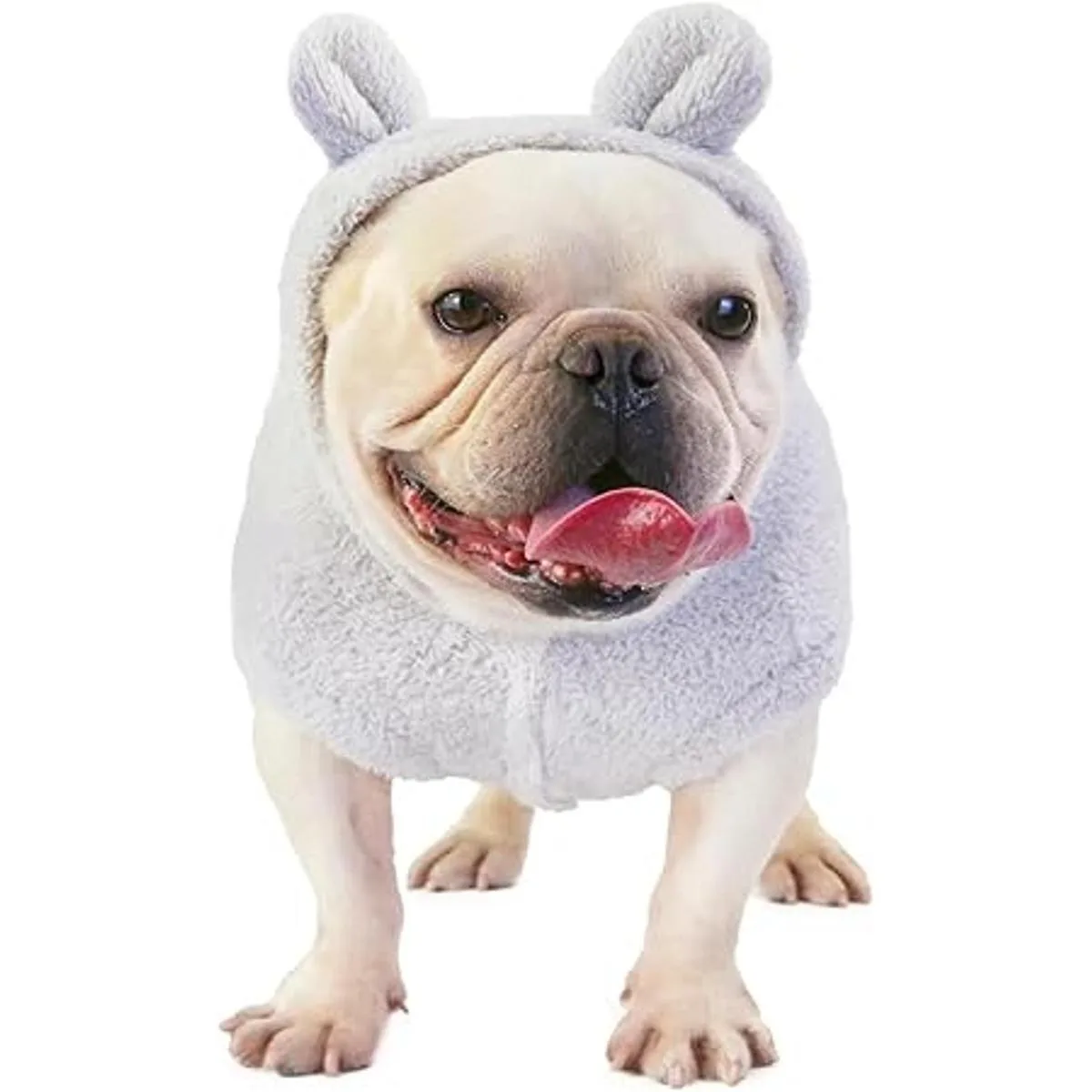 Anelekor Sudaderas con capucha para perro abrigo con_3