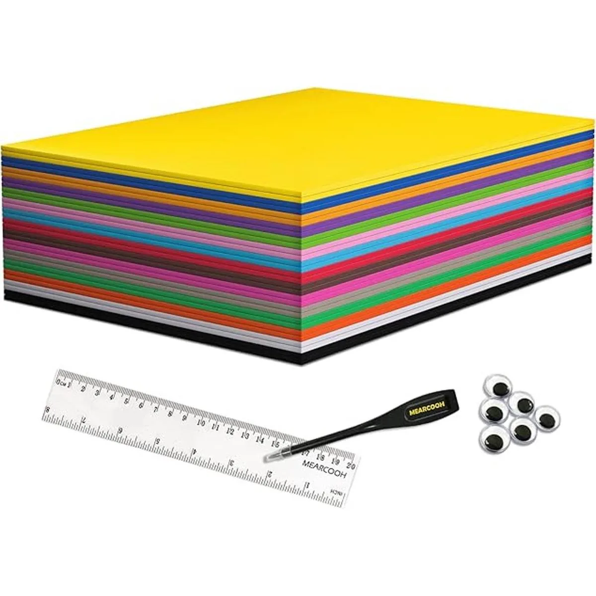 MEARCOOH Hojas de espuma de 9 x 12 pulgadas paquete de_1