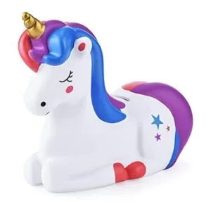 Alcancía de unicornio para niñas banco de dinero de_1
