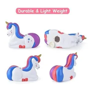 Alcancía de unicornio para niñas banco de dinero de_2