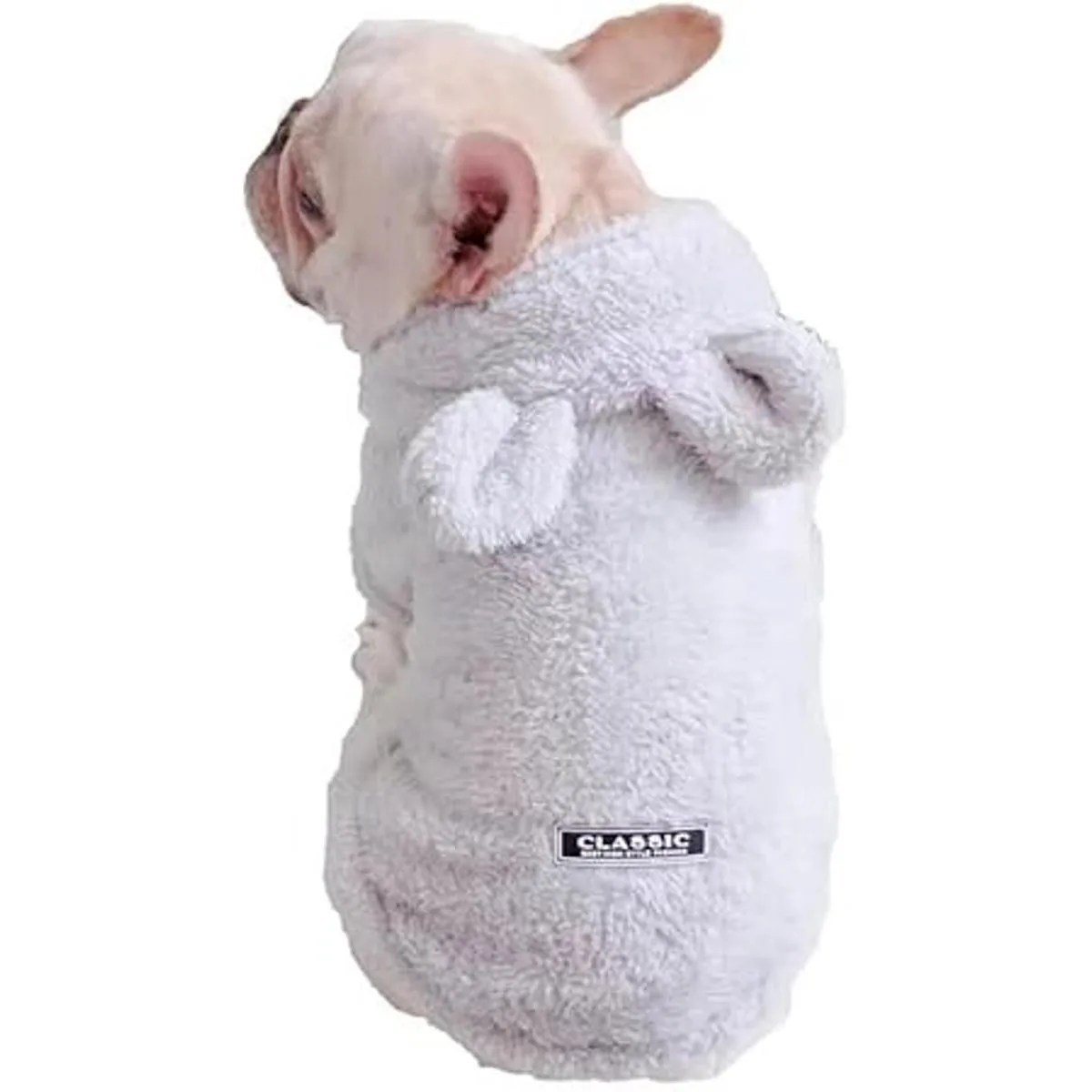 Anelekor Sudaderas con capucha para perro abrigo con_2