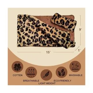 Juego de cama de reptiles con correa de lagarto arnés de_3