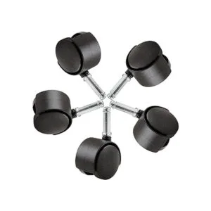Shepherd Hardware 8741E Ruedas para silla de oficina de_5