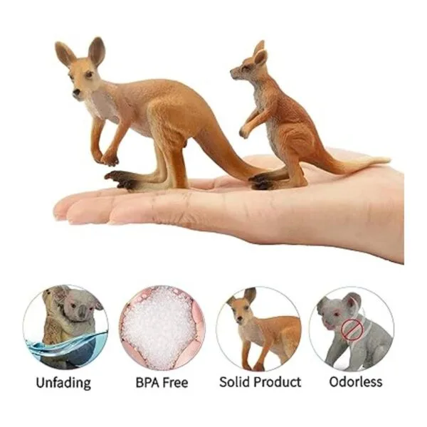 Toymany Juego de 6 figuras australianas de animales de_3