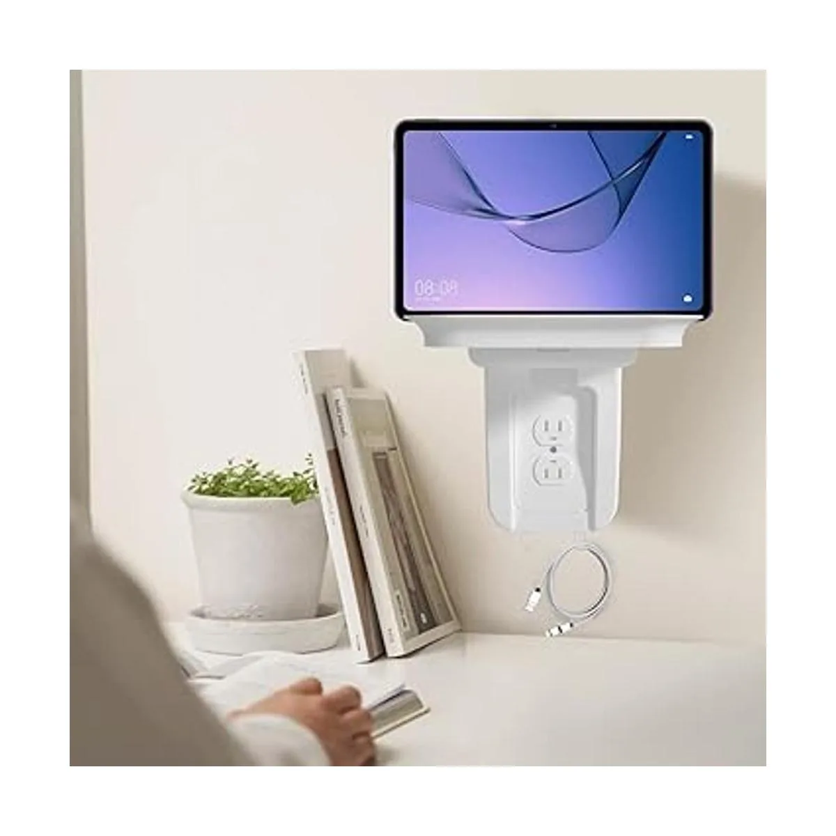 Suptek Estante grande de toma de pared organizador de_2