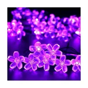 Guirnalda de luces solares para exteriores 50 luces LED_6