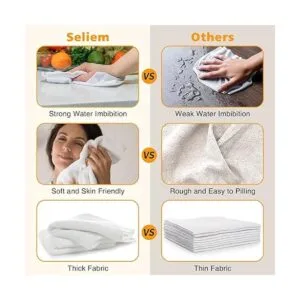 Seliem Winter Let it Snow Snowman Juego de 2 toallas de_2