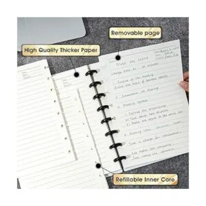 Discbound Cuaderno de espiral personalizable con 5_2