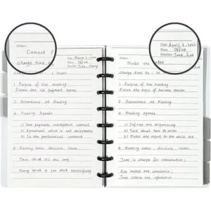 Discbound Cuaderno de espiral personalizable con 5_5