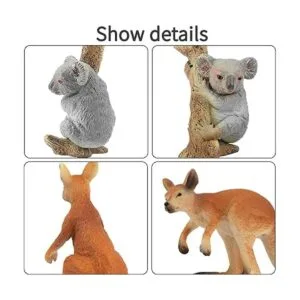 Toymany Juego de 6 figuras australianas de animales de_5