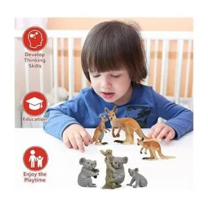 Toymany Juego de 6 figuras australianas de animales de_6