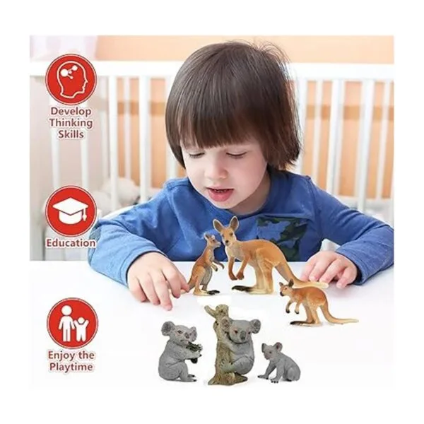 Toymany Juego de 6 figuras australianas de animales de_6