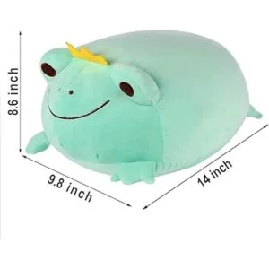 Animal de peluche de rana súper suave linda almohada de_2