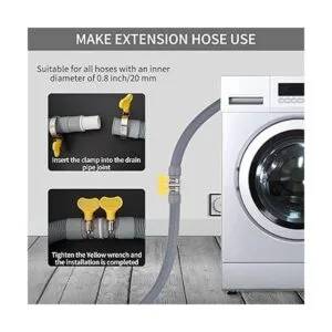 Extensión de manguera de drenaje para lavavajillas_5
