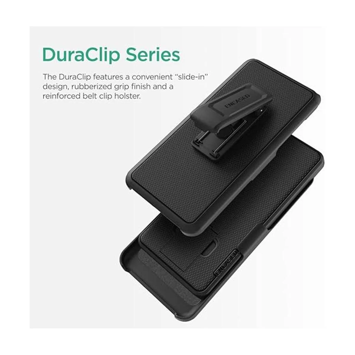 Encased Funda con clip para cinturón para Moto G Stylus 5G_4