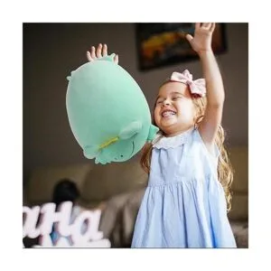 Animal de peluche de rana súper suave linda almohada de_5