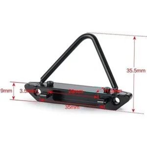 RCLIONS Parachoques delantero de aleación de aluminio para_2