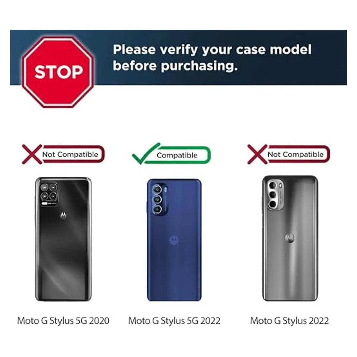 Encased Funda con clip para cinturón para Moto G Stylus 5G_2