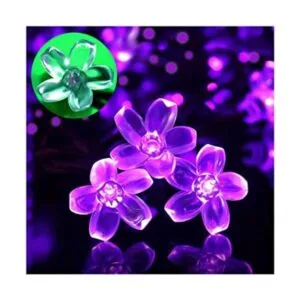 Guirnalda de luces solares para exteriores 50 luces LED_1