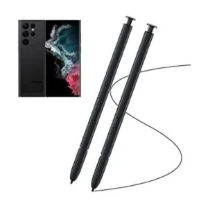 Paquete de 2 bolígrafos negros para Galaxy S22 Ultra S de_1