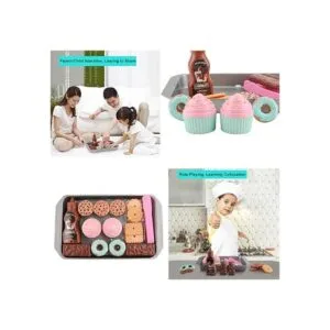 ELitao Juego de alimentos de juego para galletas comida_5