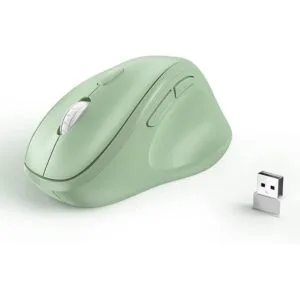 Mouse inalámbrico ergonómico con receptor USB para PC_1